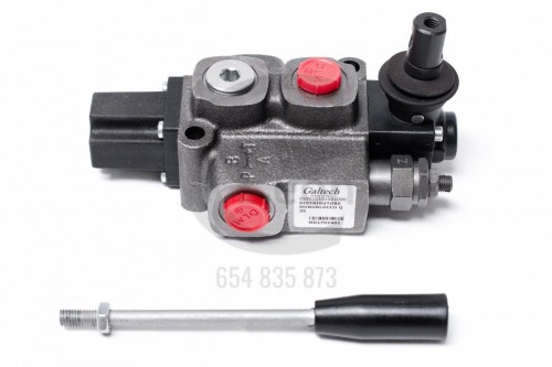 Distribuidor monobloc. Manual. Q35. 3 posiciones retorno con muelle